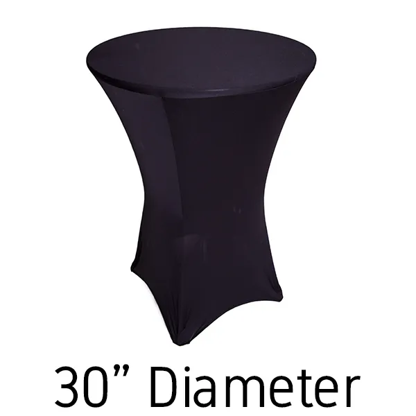 black bar table cover