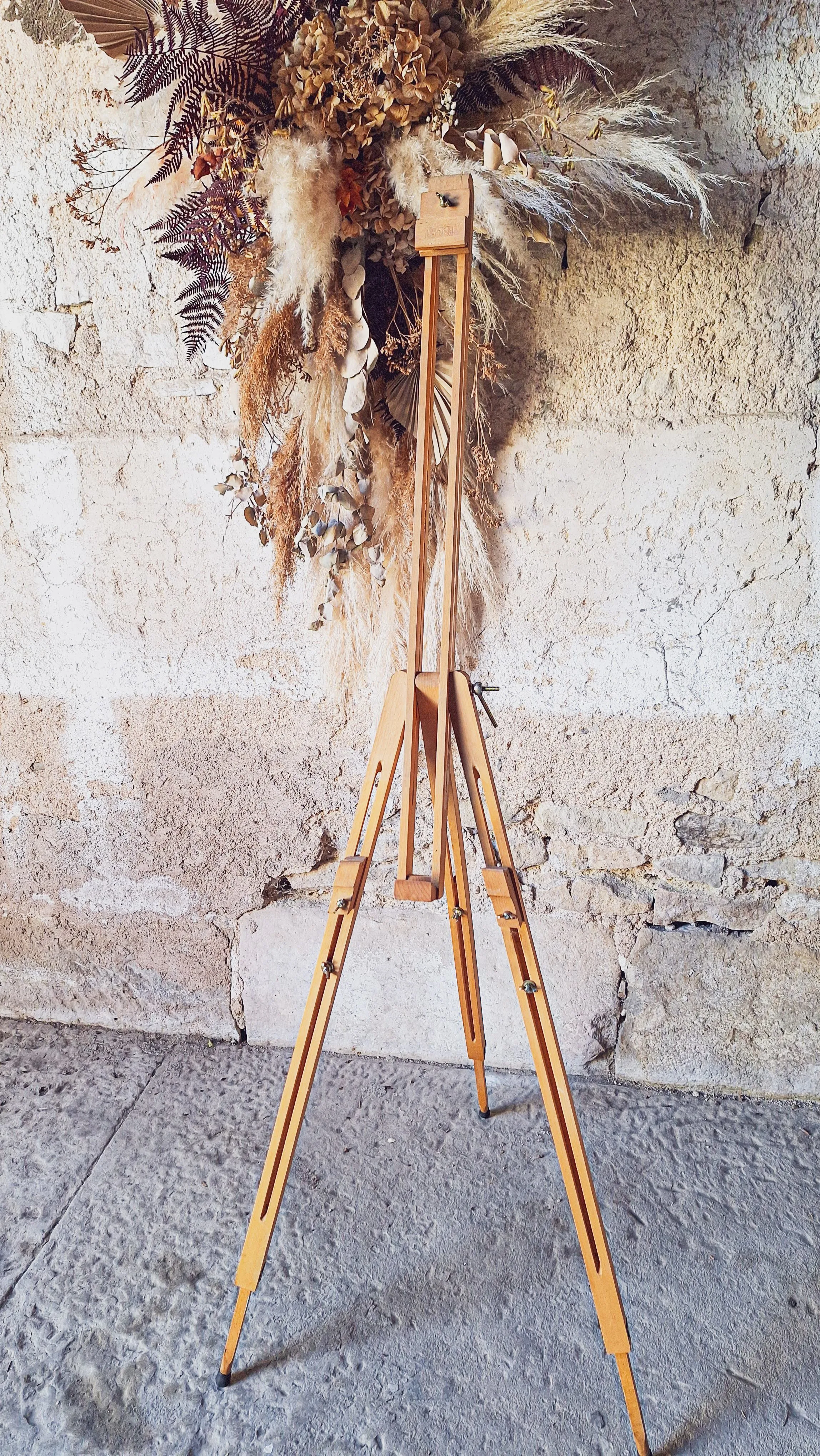 Chevalet bois pliable