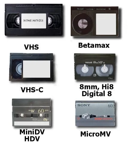 CASSETTE TAPE - RENTAL (Hi8, MiniDV, VHS, Digital8 and others)
