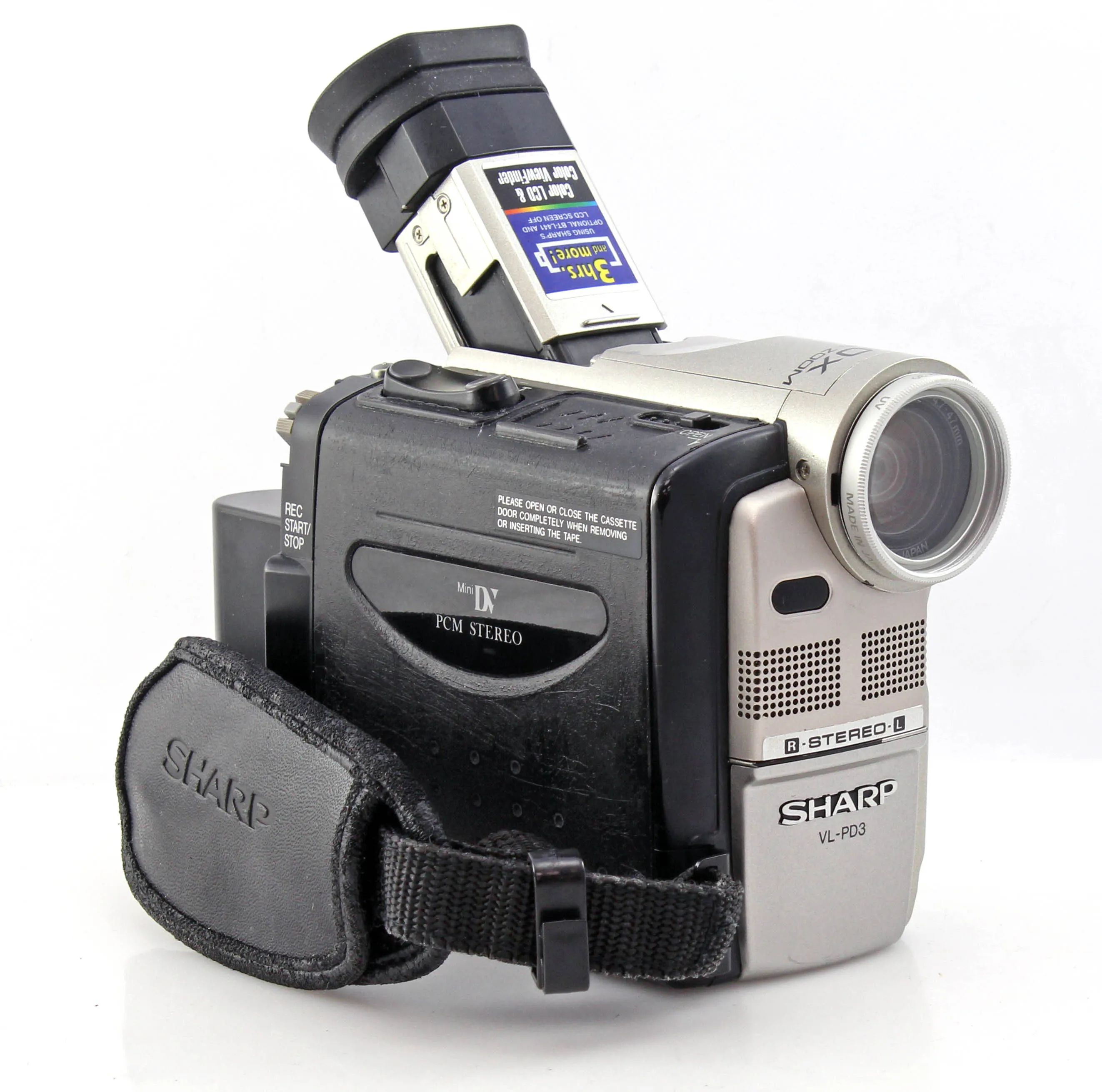 MiniDV - SHARP VINTAGE CAMCORDER - 100x ZOOM - RETRO - VINTAGE- VHS LOOK
