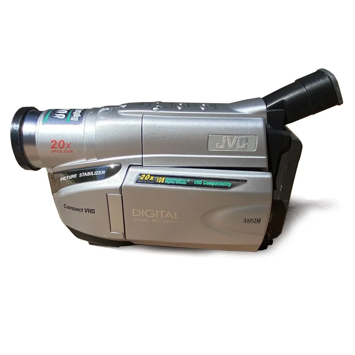 JVC VHS 2 - JVC VINTAGE CAMCORDER - 800x DIGITAL ZOOM - RETRO - VINTAGE- VHS LOOK 