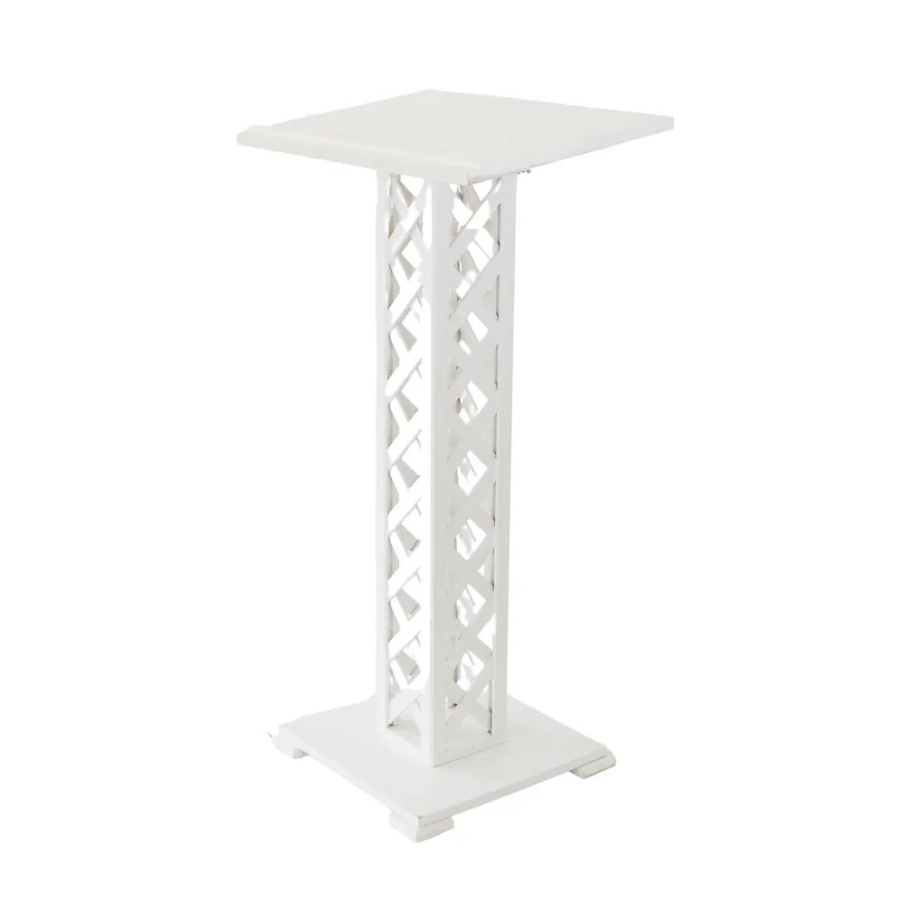 White Wooden Podium