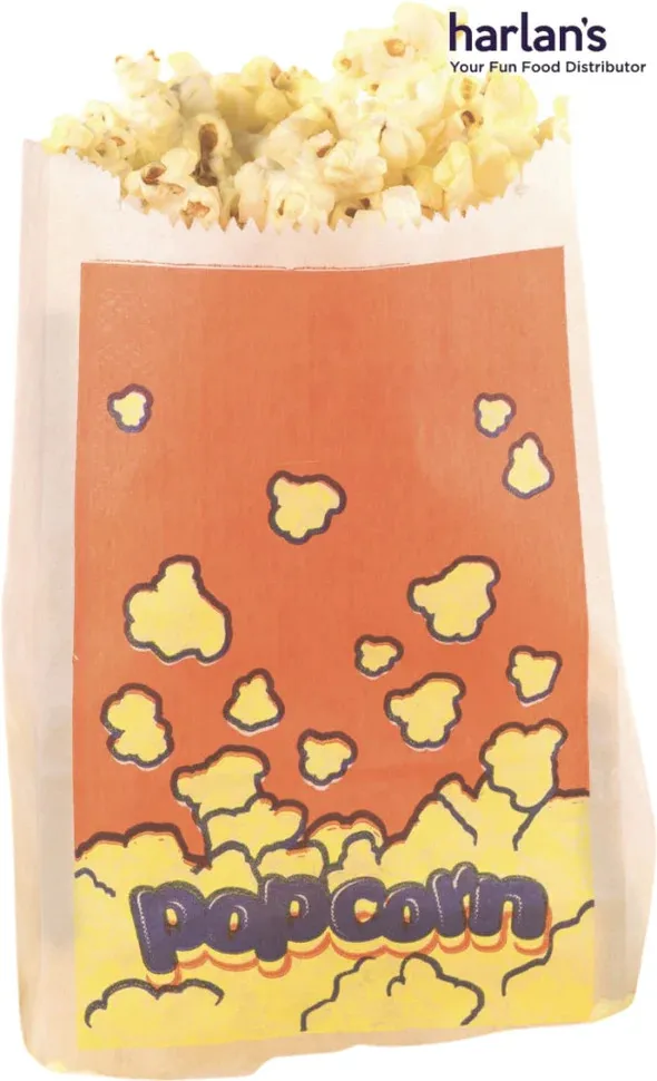 Paper Popcorn Serving Bags