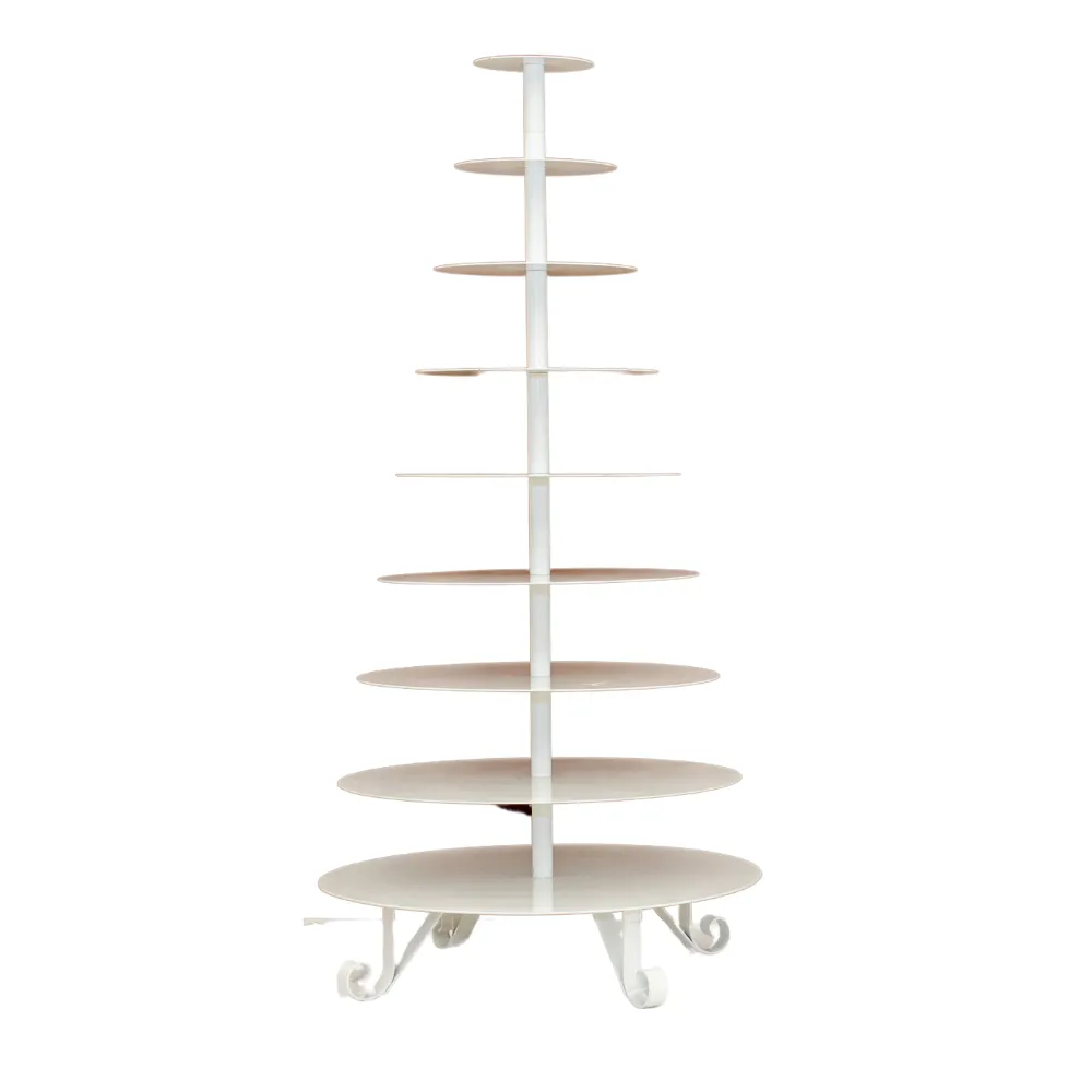 Dessert Stand - White Round 9-Tier