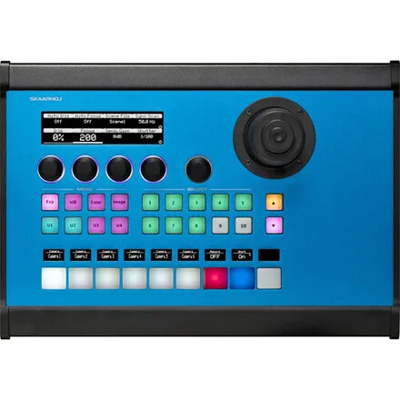 SHADING- SKAARHOJ PTZ Pro V2 PTZ Camera Controller with Blue Pil