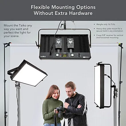 Luxli Taiko 2x1 RGBAW LED Light