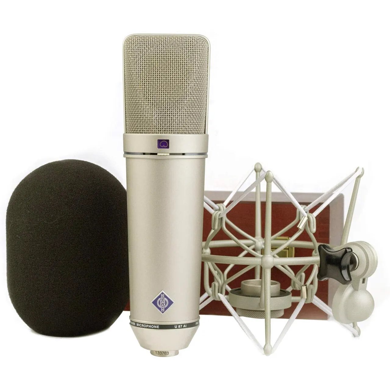 Neumann U 87 Ai Set Large-diaphragm Condenser Microphone - Nickel