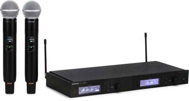 Shure SLXD24D/SM58 Digital Wireless Dual Handheld System - G58 Band