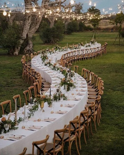 Tables de réception