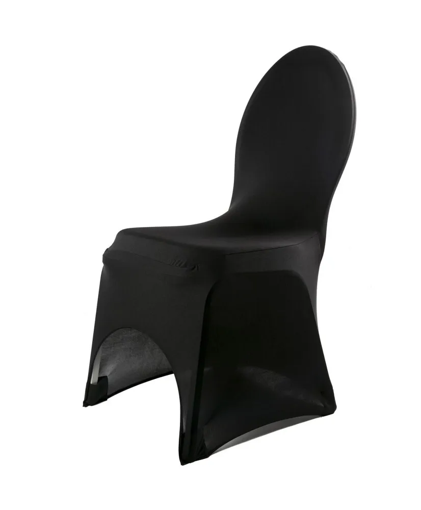 Housse de chaise lycra Noir