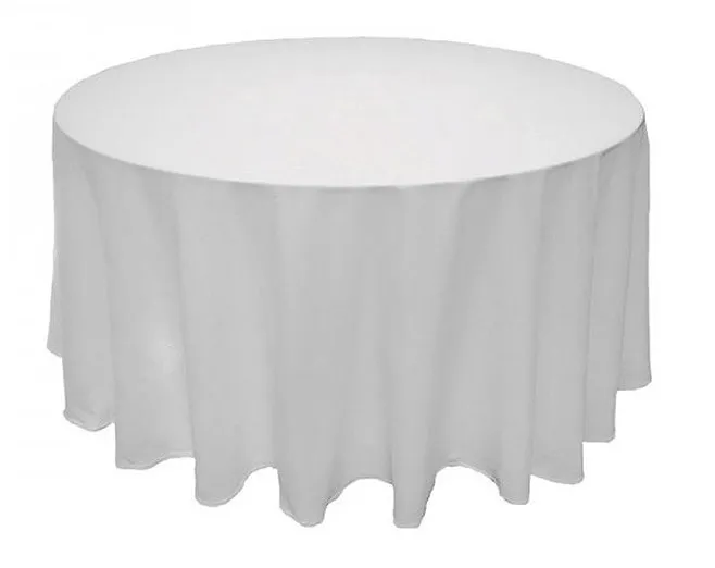 Nappe Pour Table Ronde Blanche