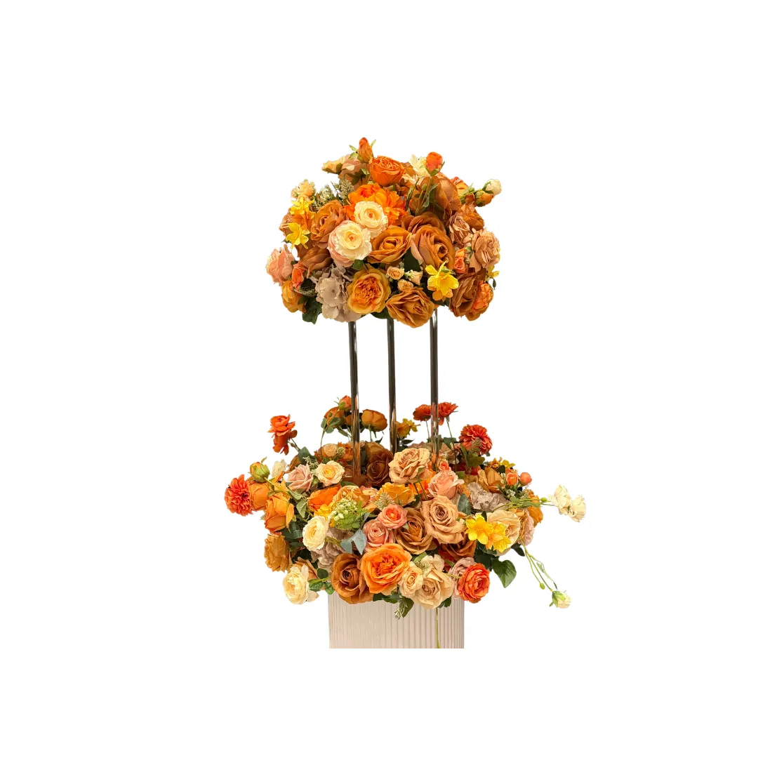 Couronne de fleurs – Terracotta 50CM