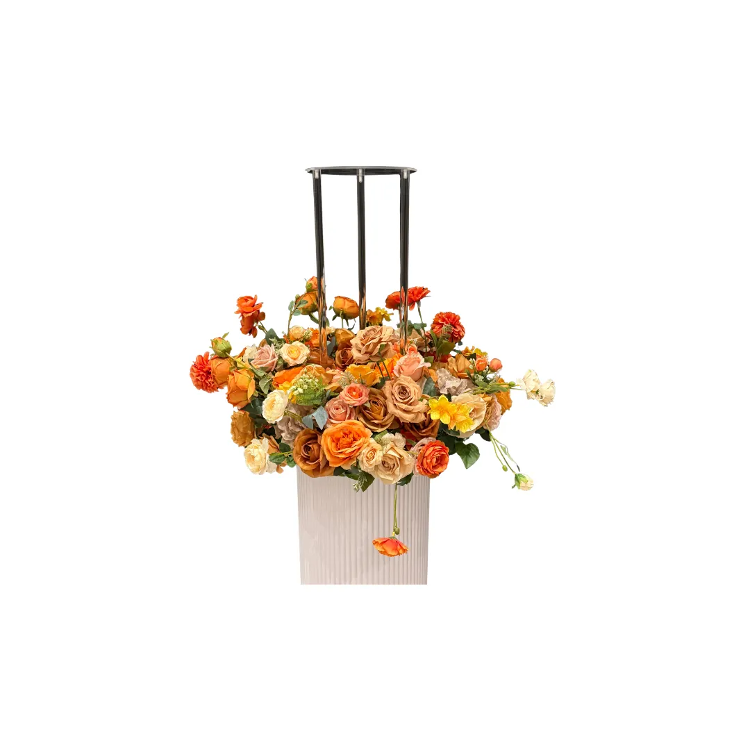Couronne de fleurs – Terracotta 50CM