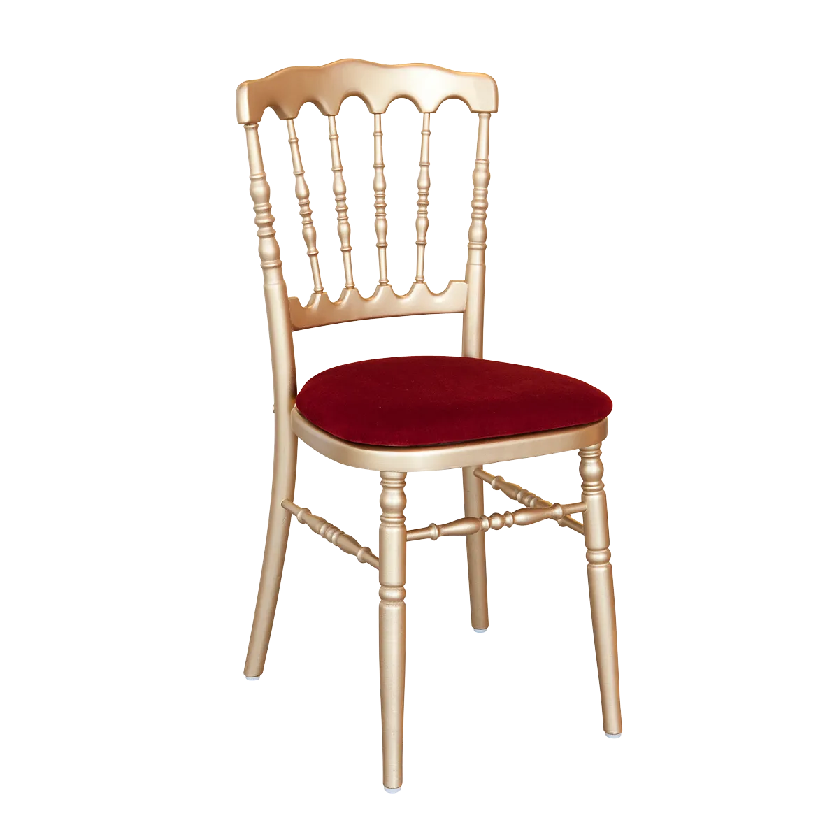 Chaise Napoléon dorée