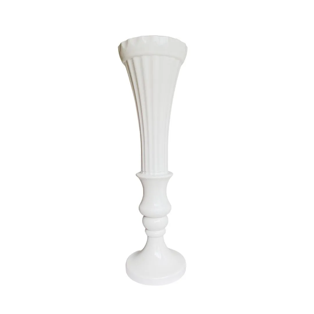 Vase Clarinet H80cm – Blanc Plexiglas