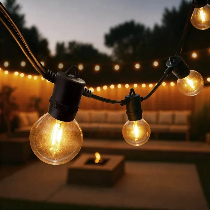 45m Guirlande Guinguette LED - 2200K