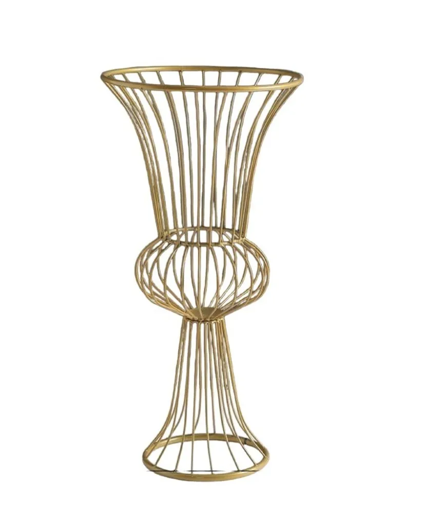 Centre de Table Médicis en Métal Doré