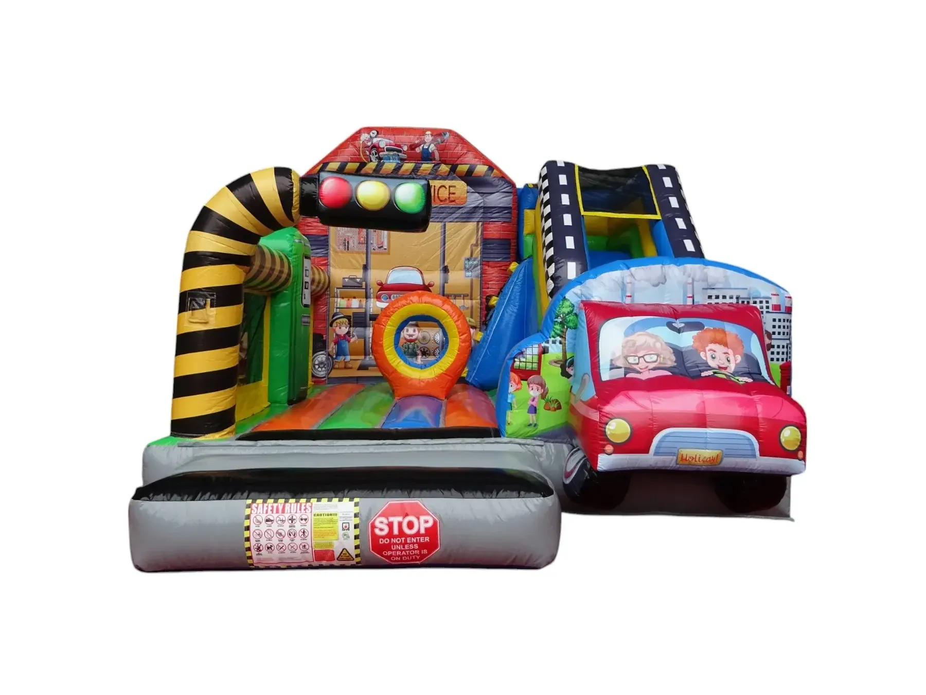 Jeu gonflable La voiture (Combo)