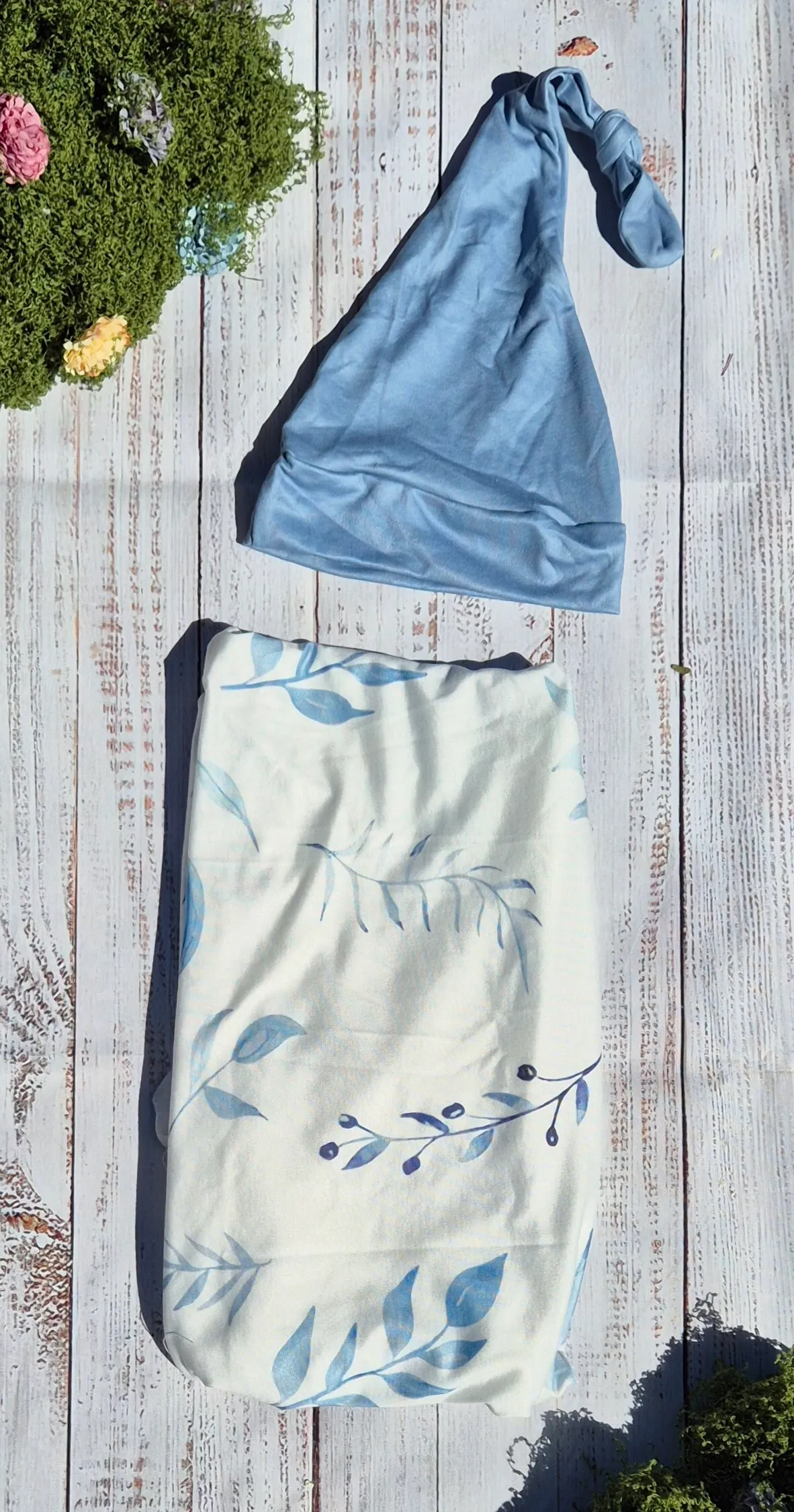 Body Wrap - Blue Floral