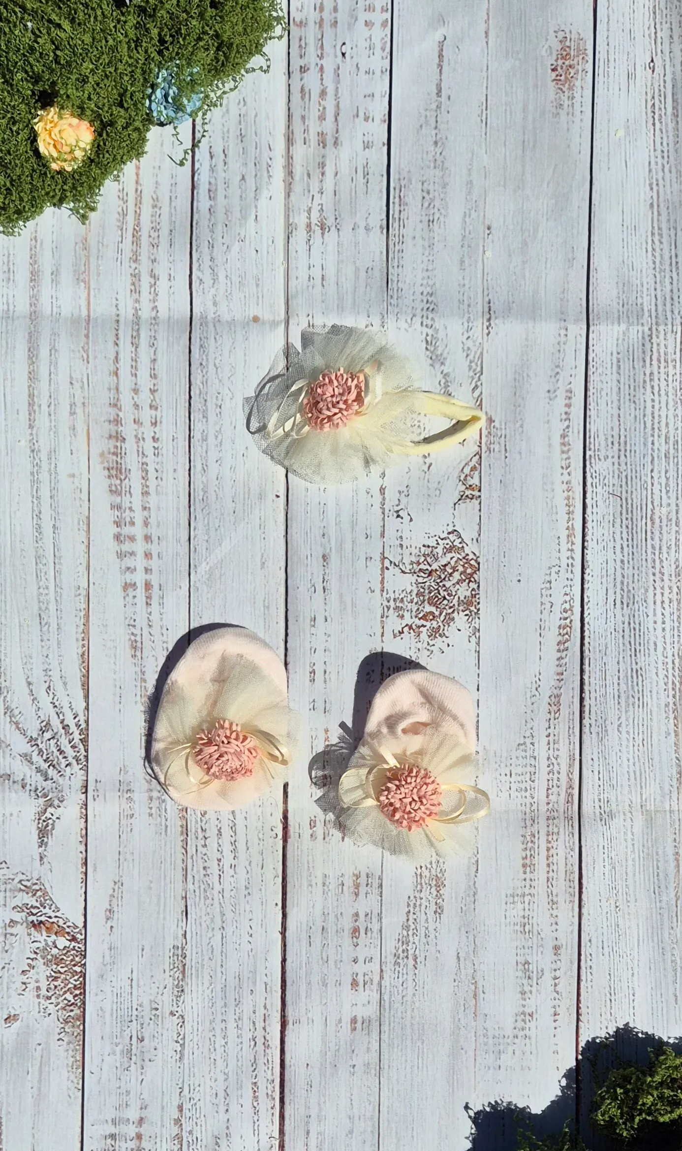 Booties and Headband - Floral