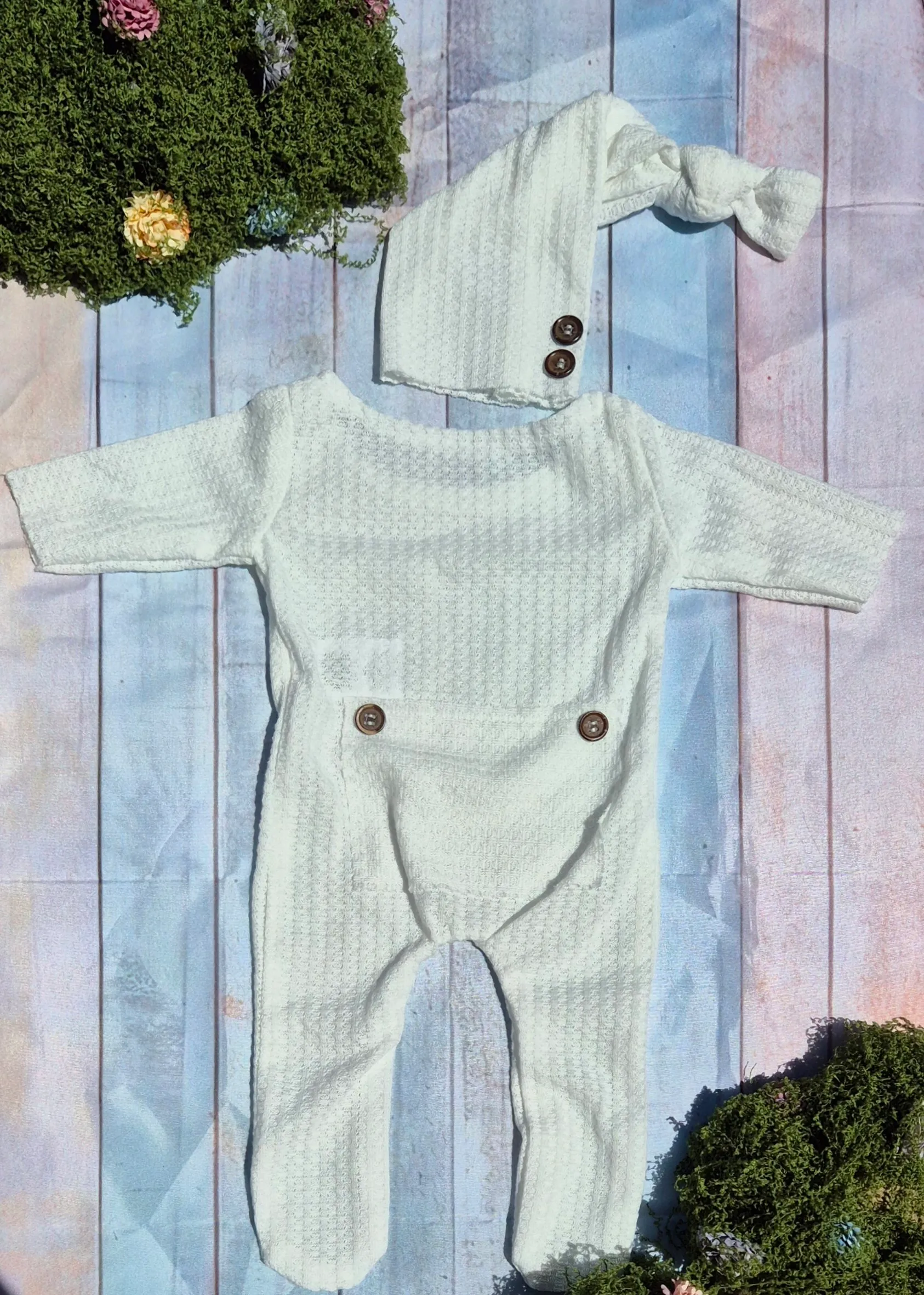 Pajama - White With Hat