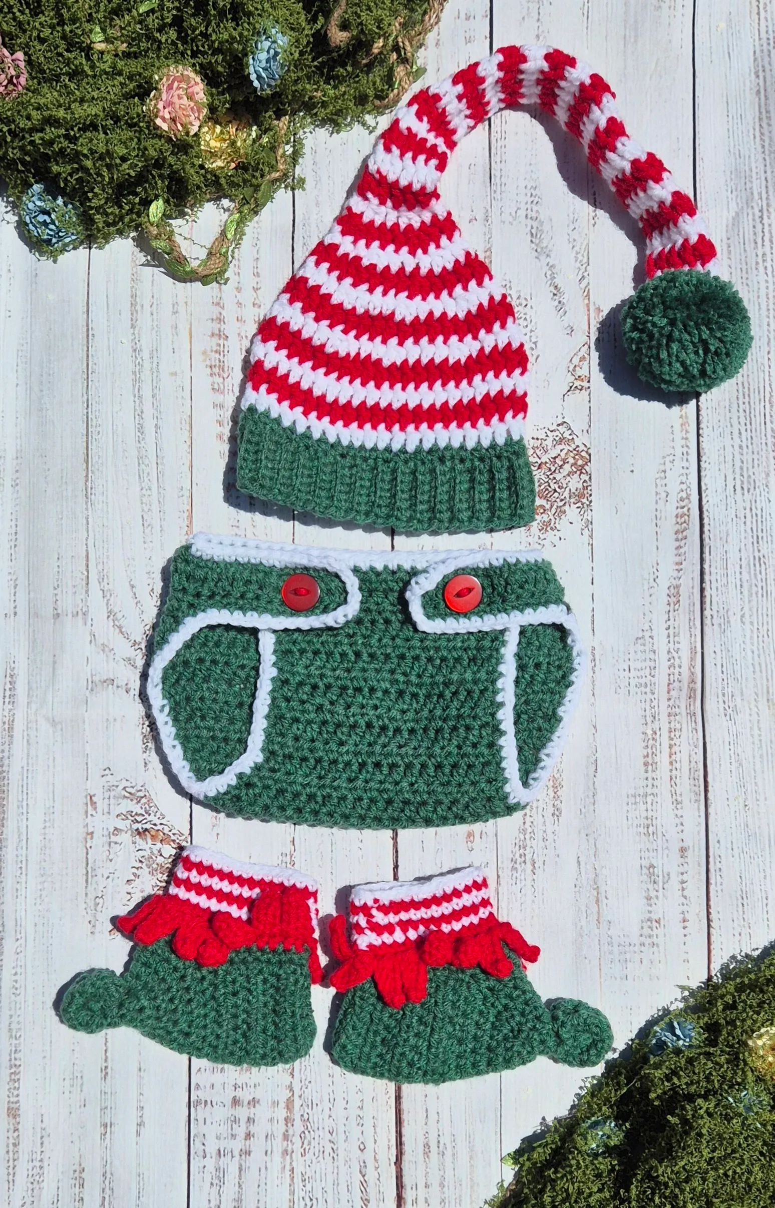 Elf outfit with booties