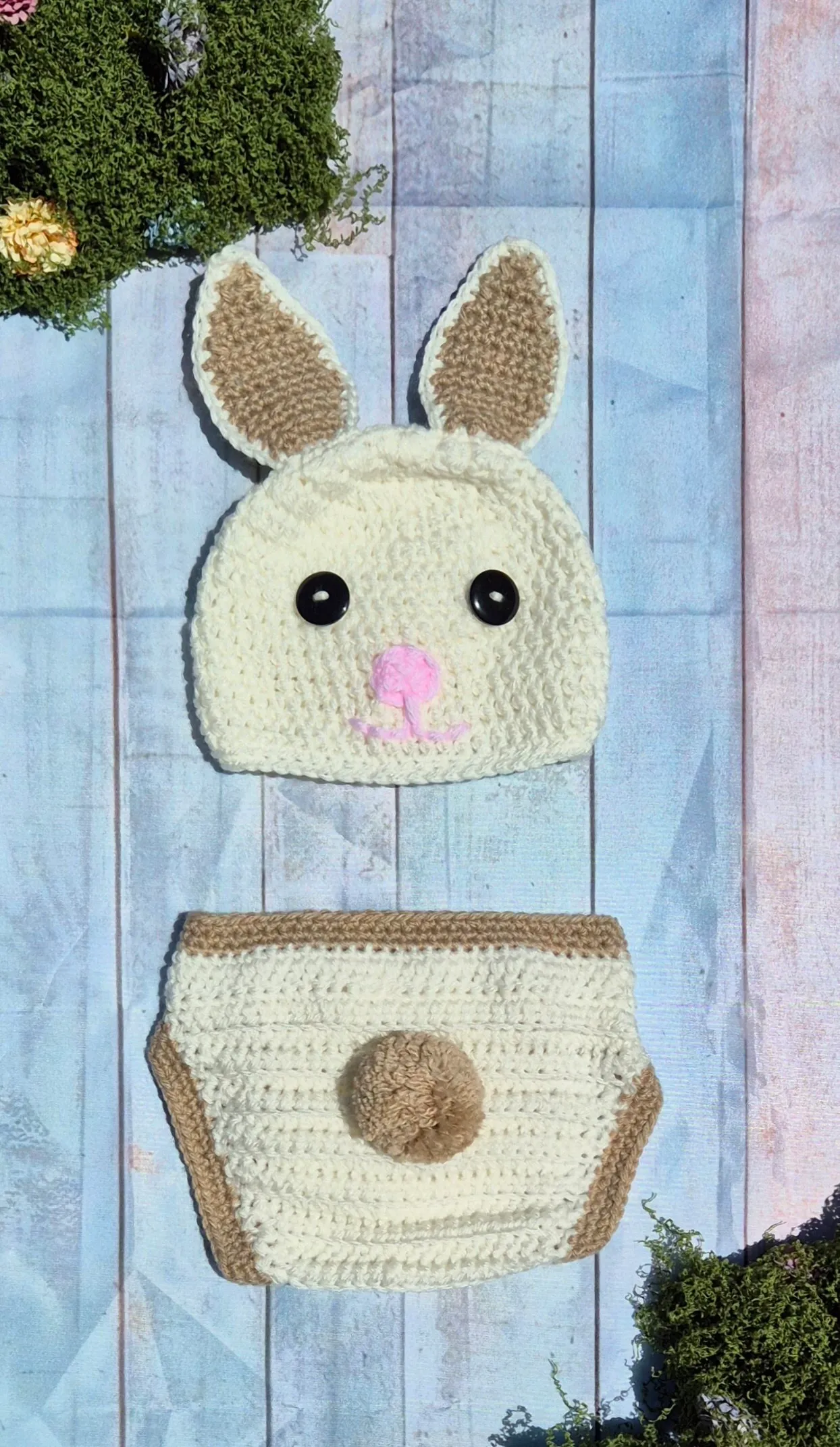 Bunny - Cream and Brown