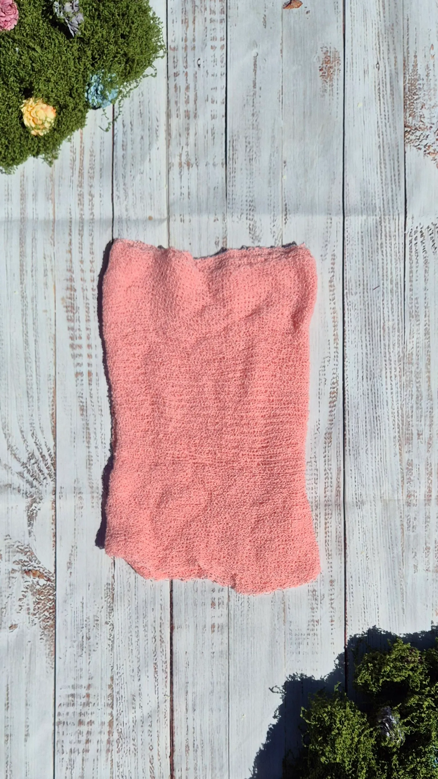 Knit Wrap - Peach