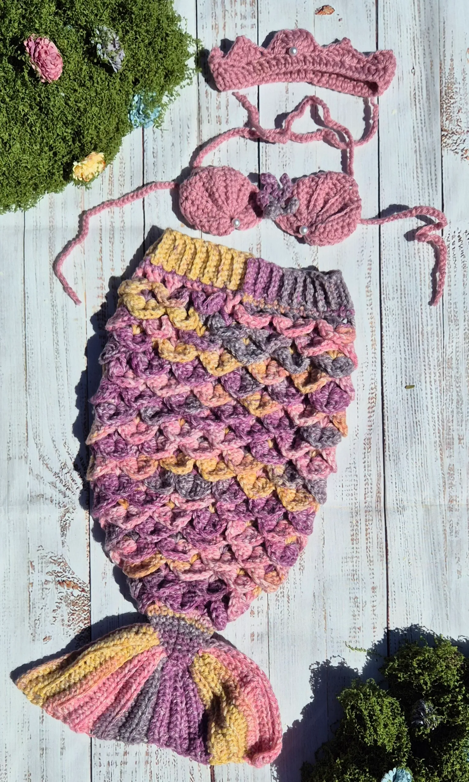 Mermaid - Purple Multicolour