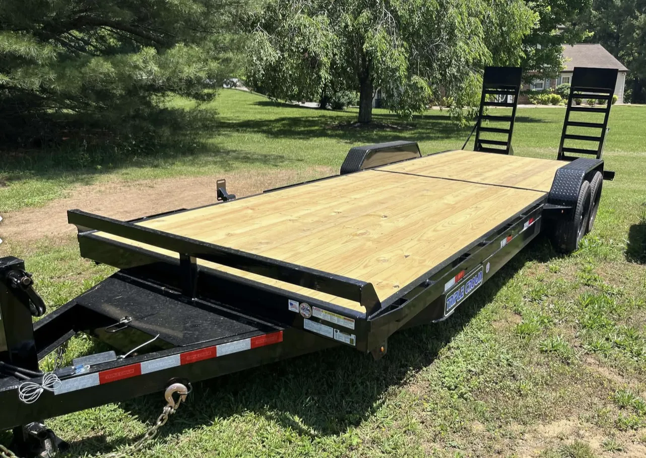 7x24 Equipment Trailer w/ Winch