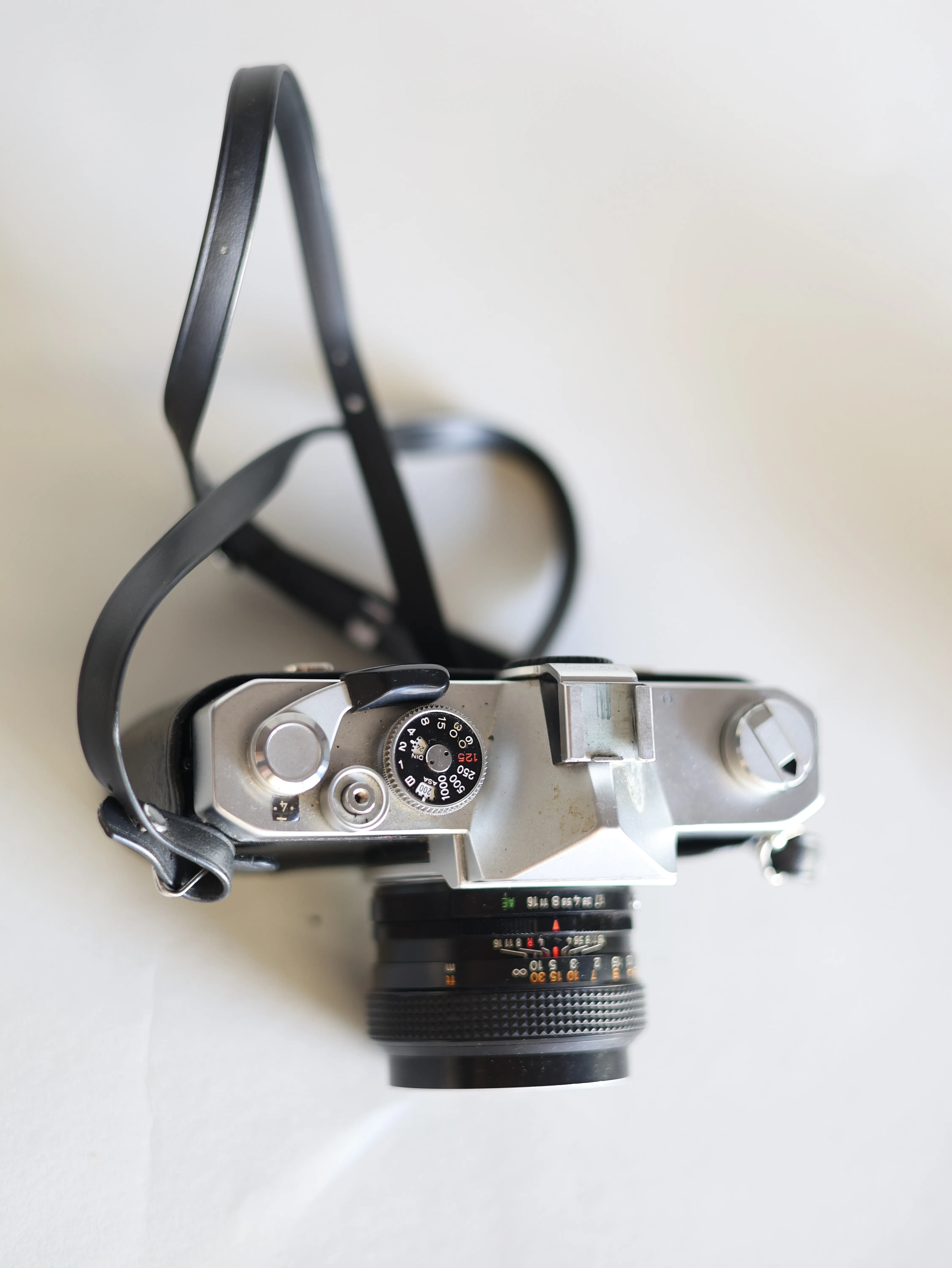 Konica retro camera w case