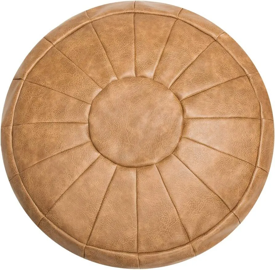 Ottomans light leather