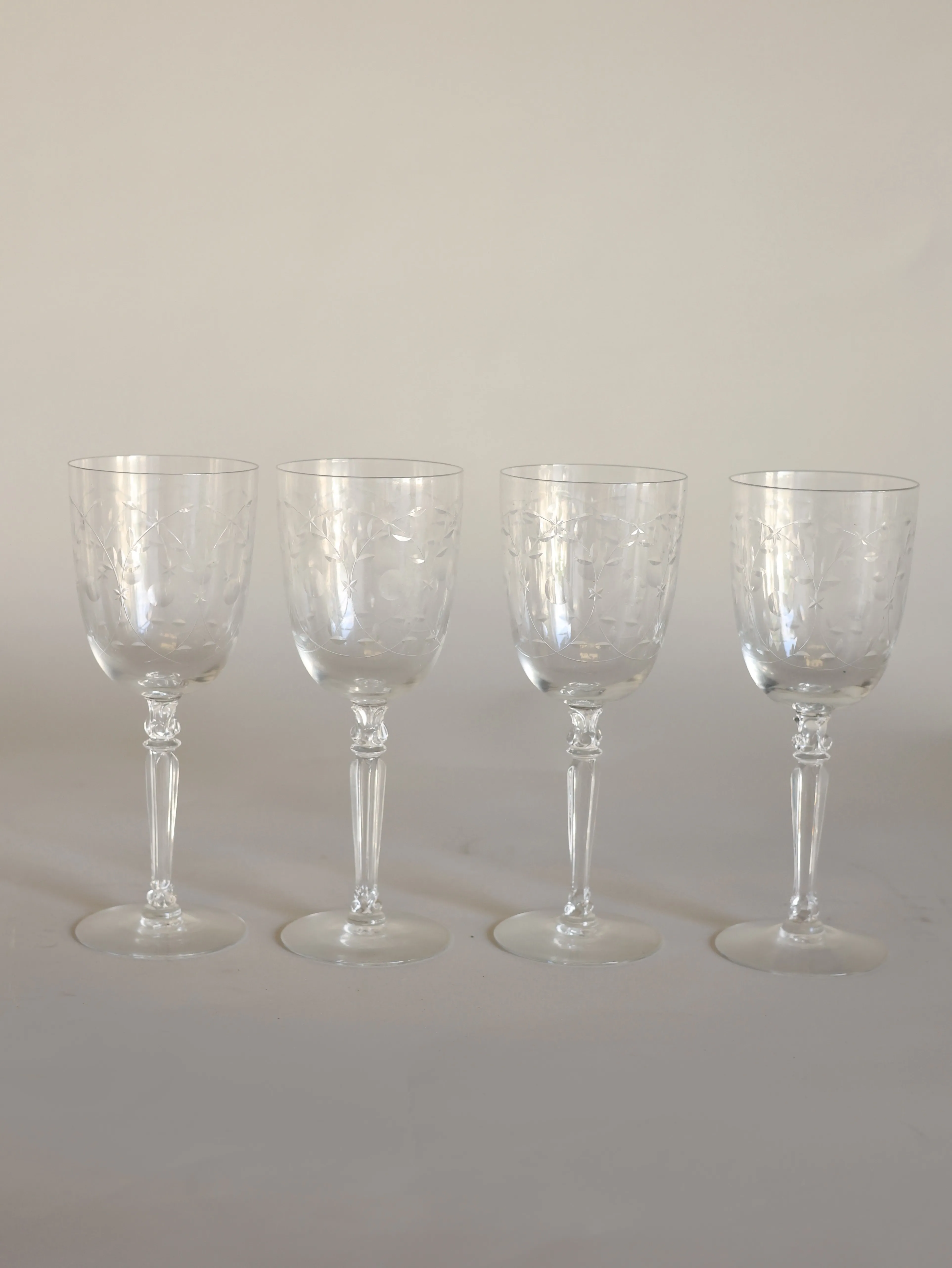 Ada crystal wine glasses set of 6