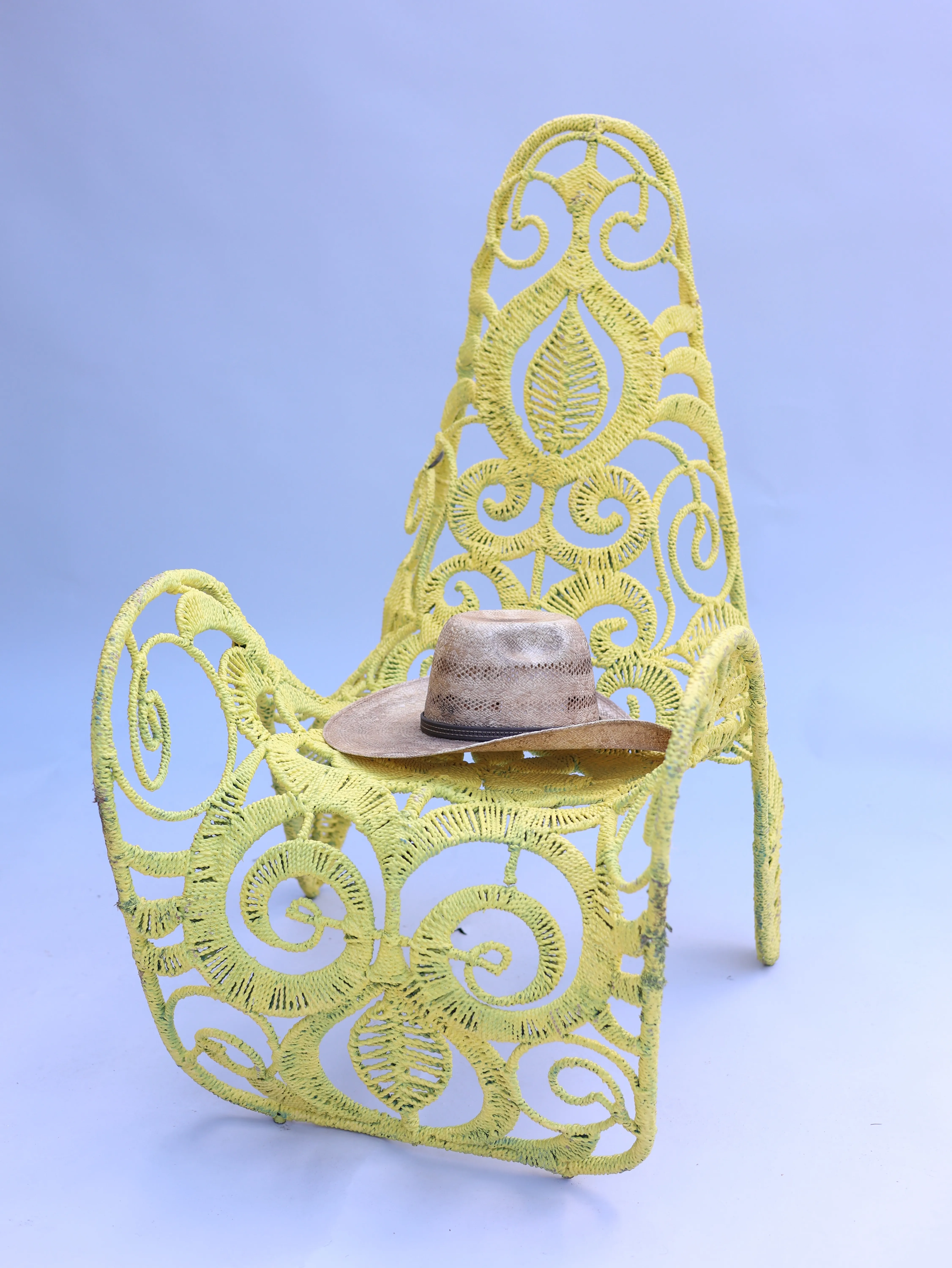 Florence - Yellow Flower Chair