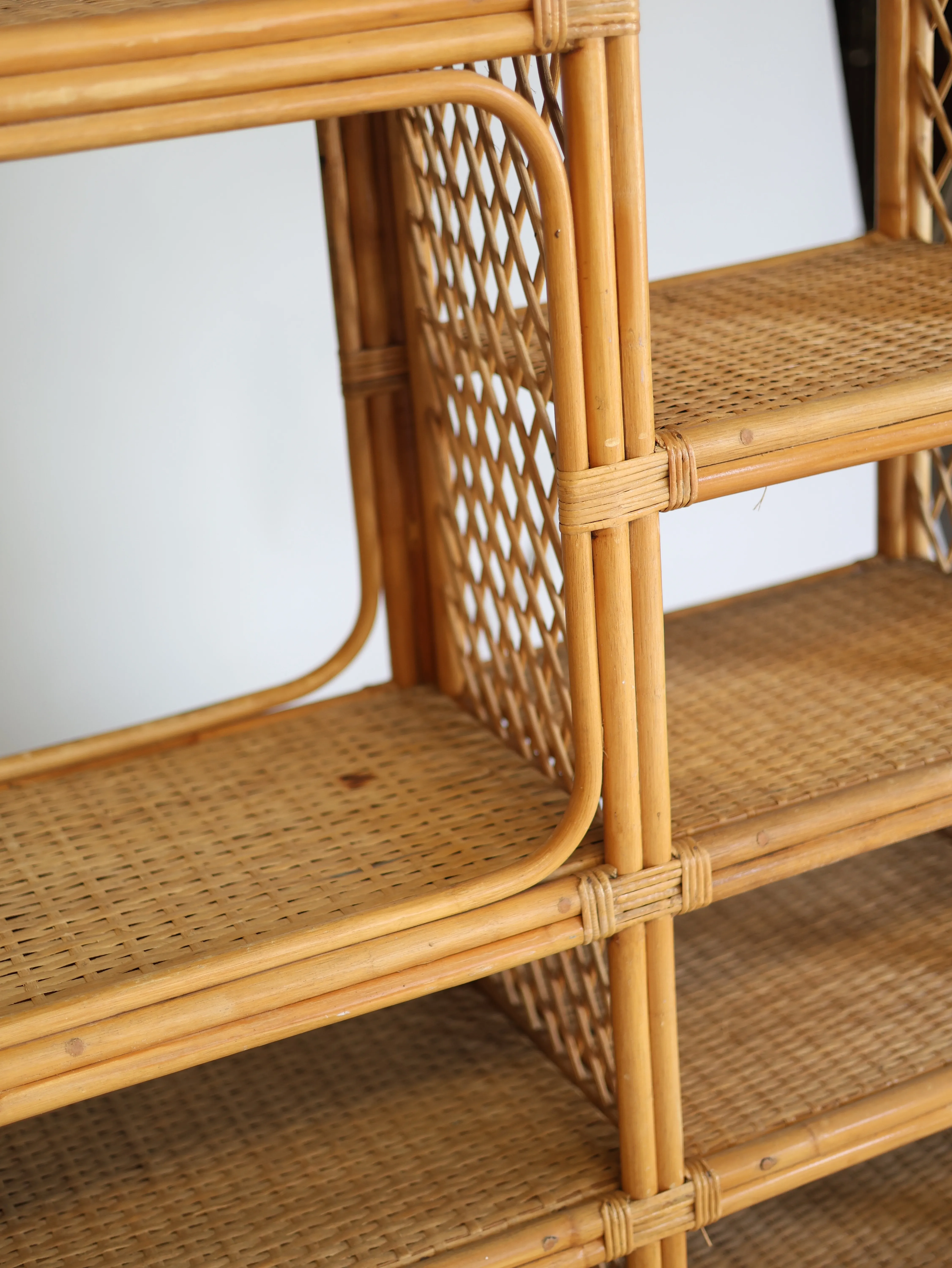 Rattan Bookcase