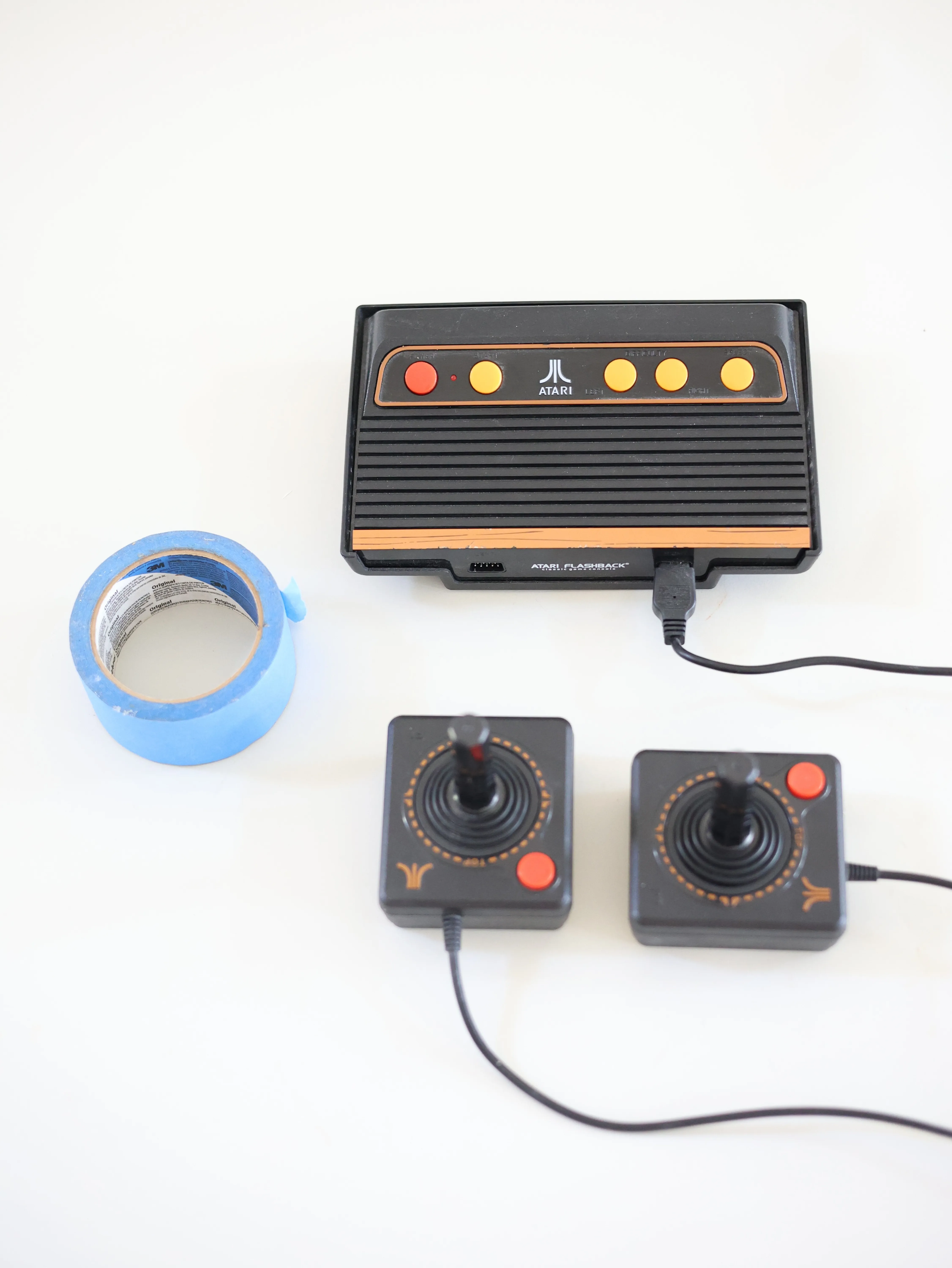 Atari Console And Joysticks