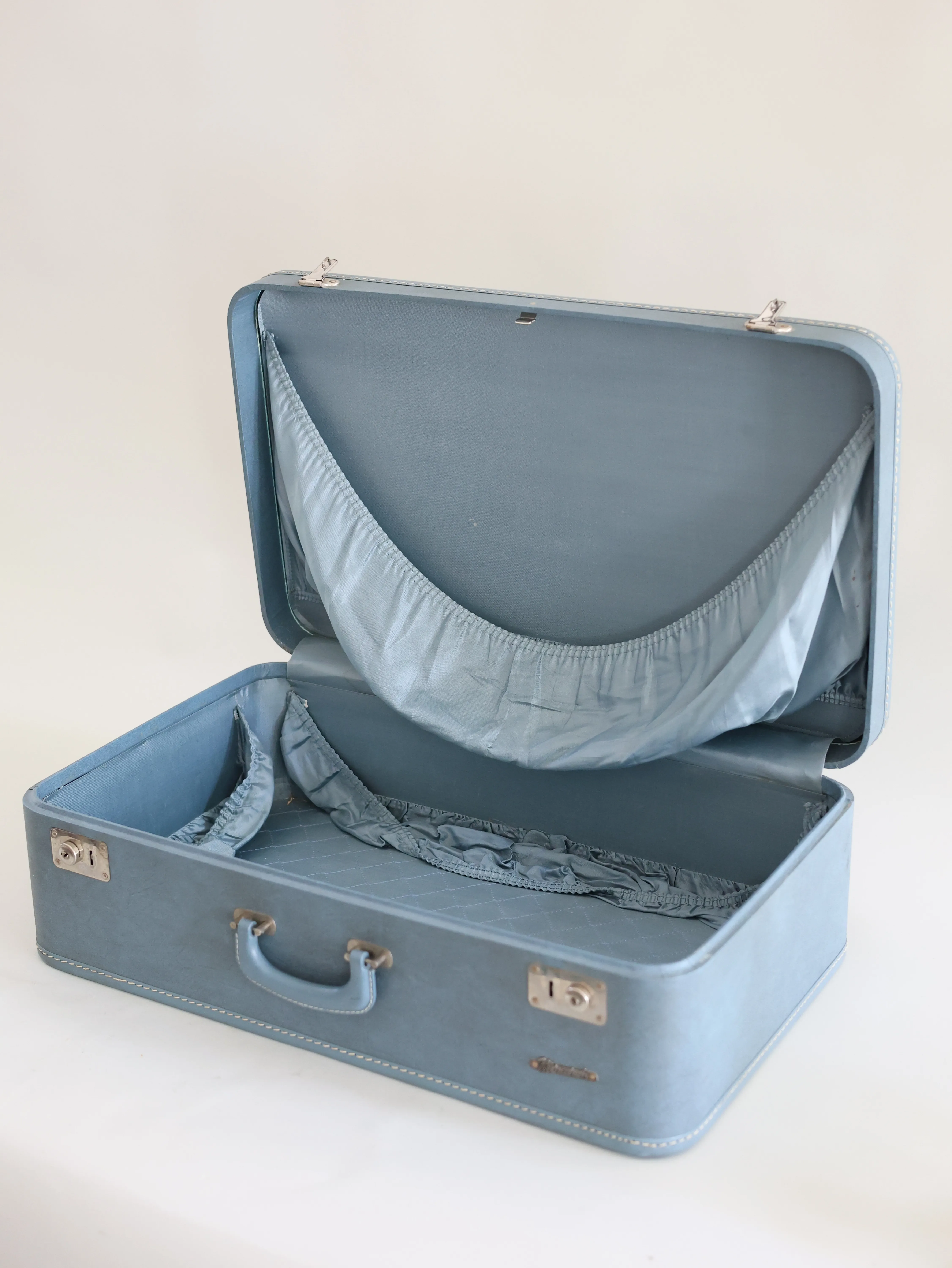 Sky Blue Monarch Suitcase