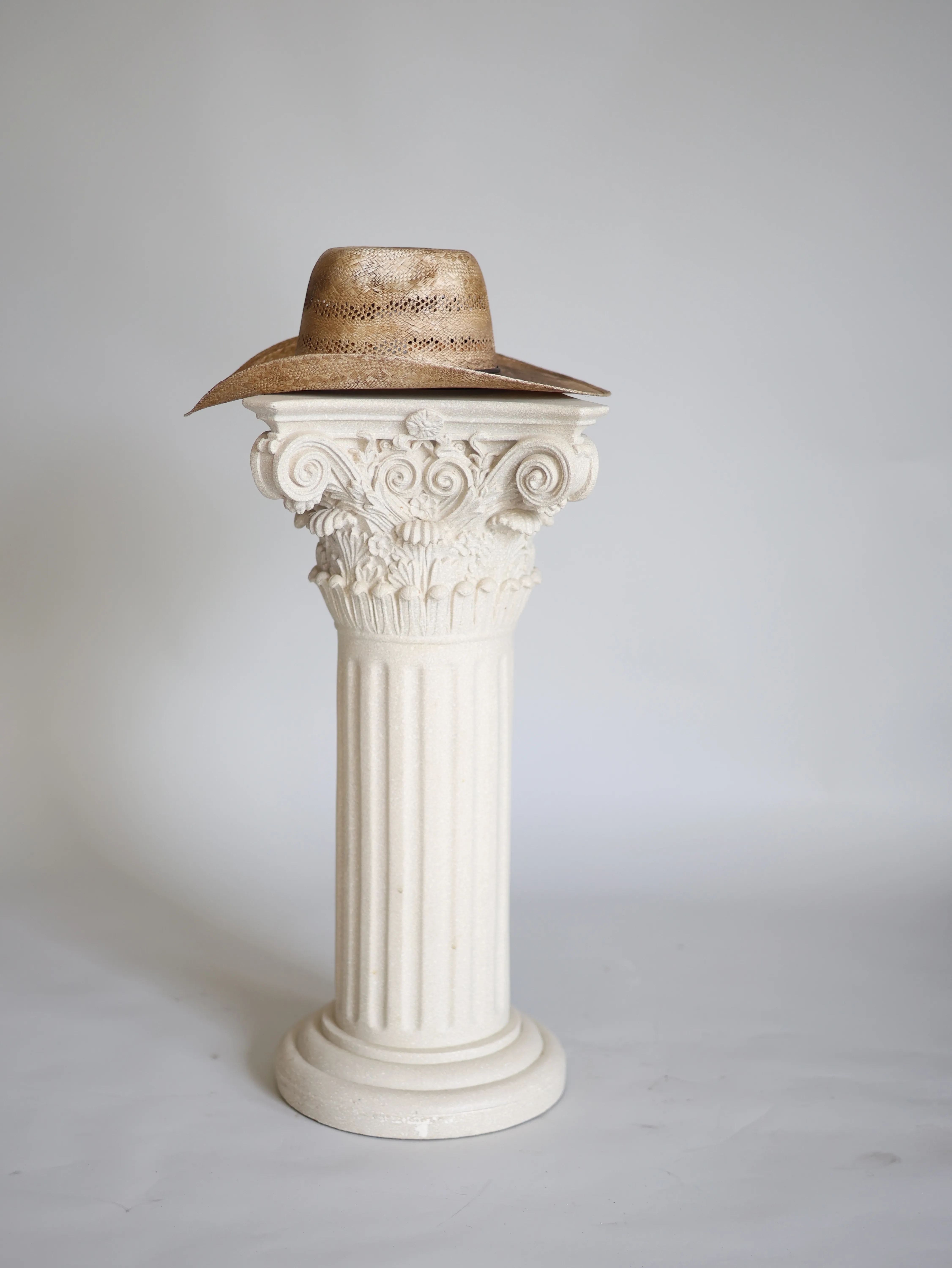 Cream roman column