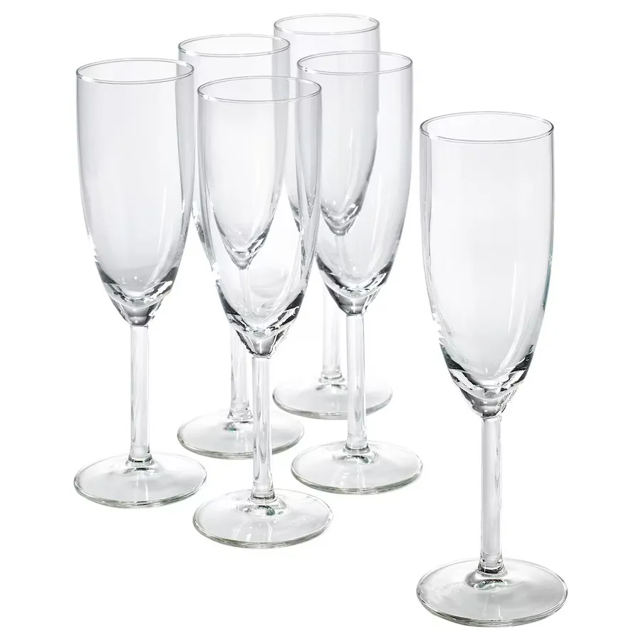 Champagne Glasses (Set of 6)