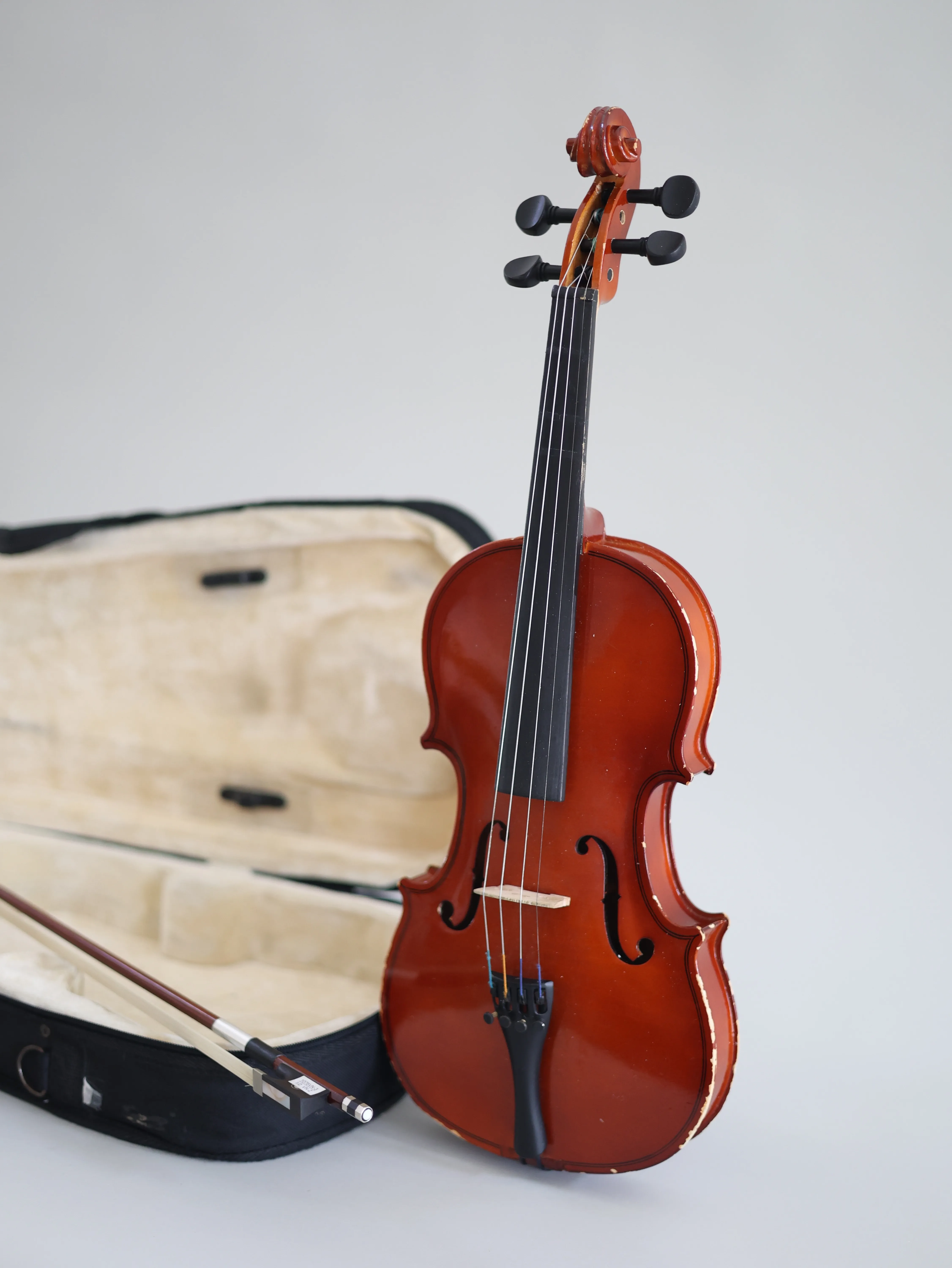 Wooden Classic Violin/Soft Case