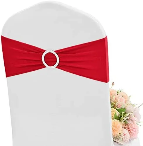 Stretchy Red Chair sashes