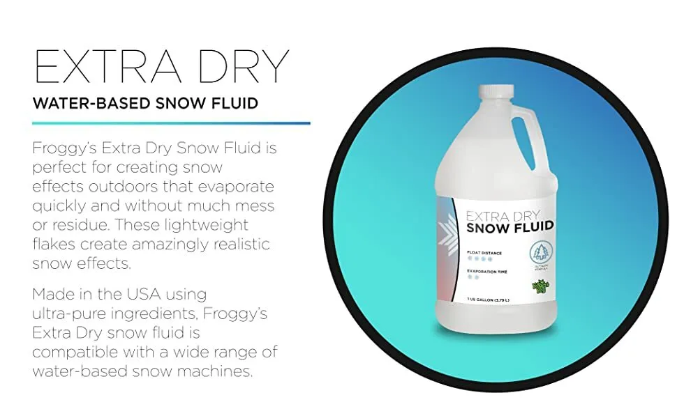 Snow Fluid Required for Snow Machine