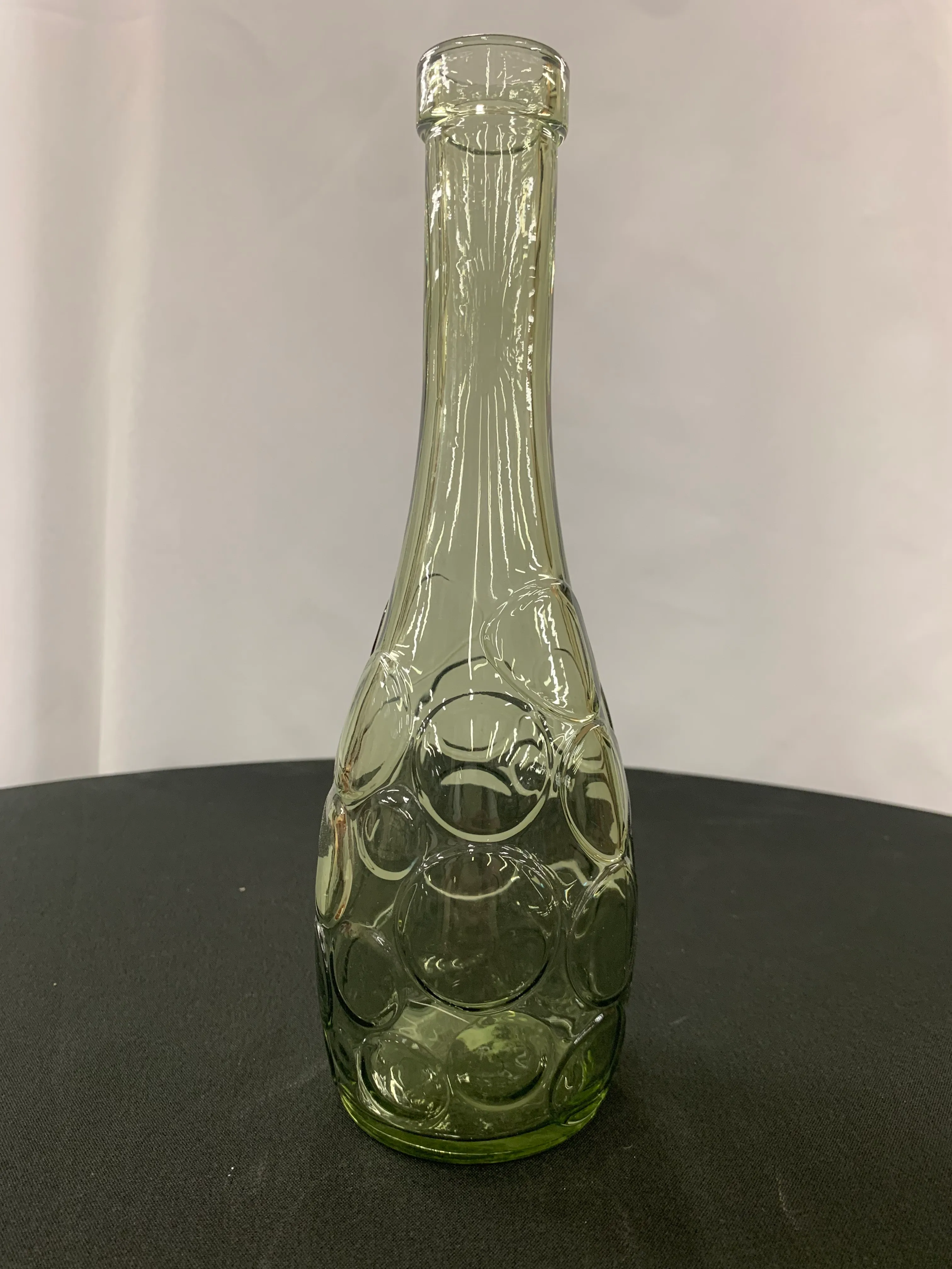Tall Skinny green vase
