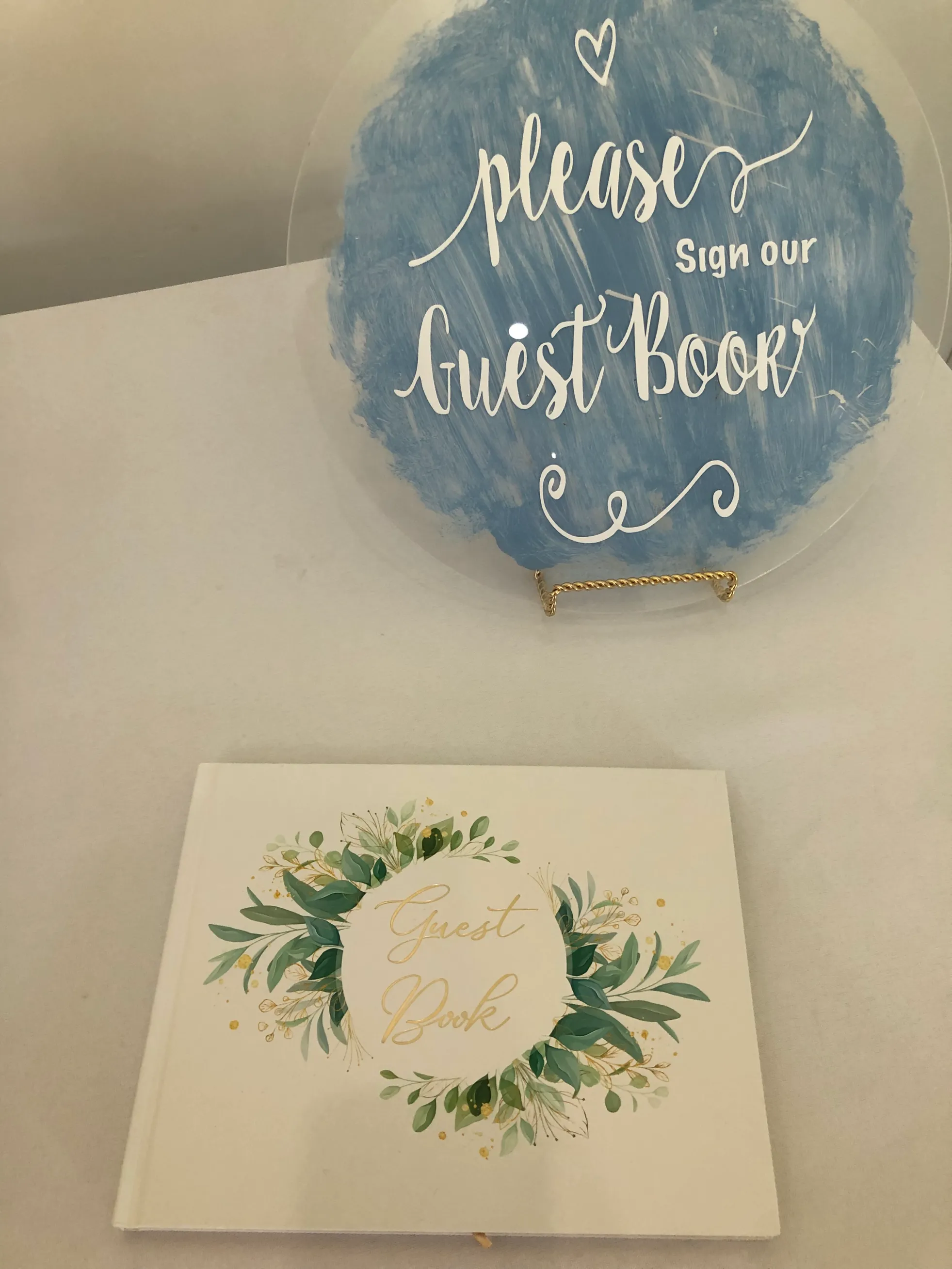 Acrylic Sign - Guest Book
