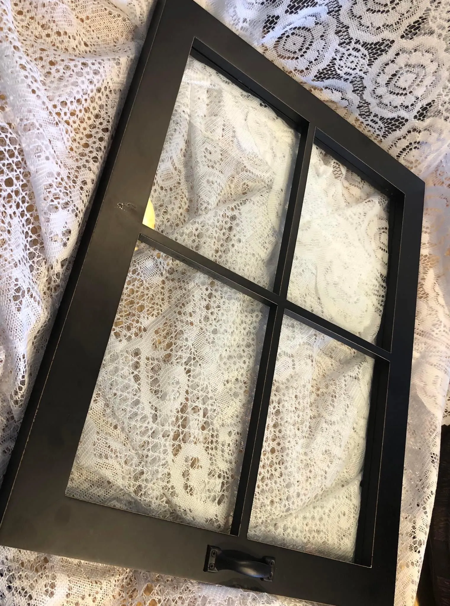 Black Glass Window Frame