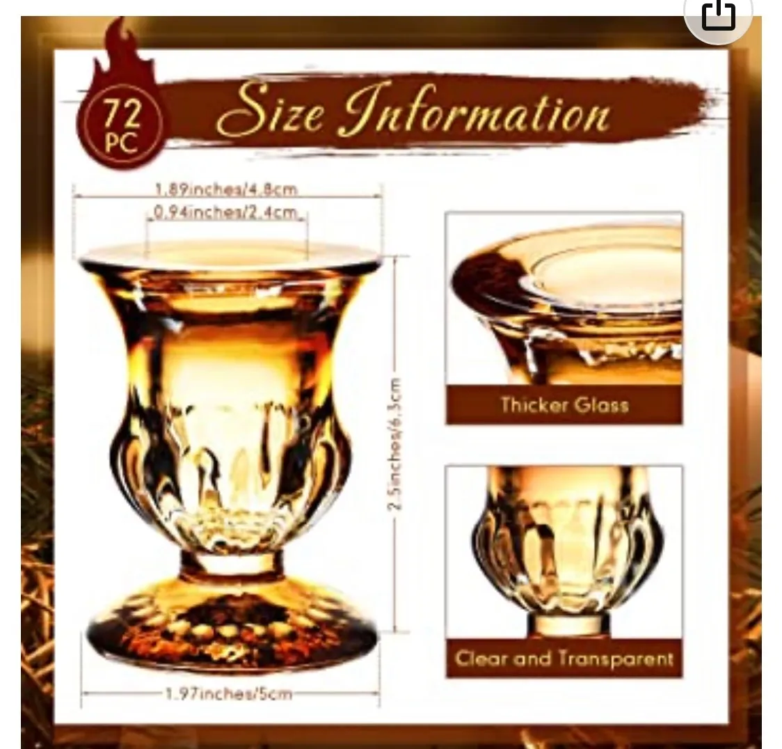 Gold candle holders