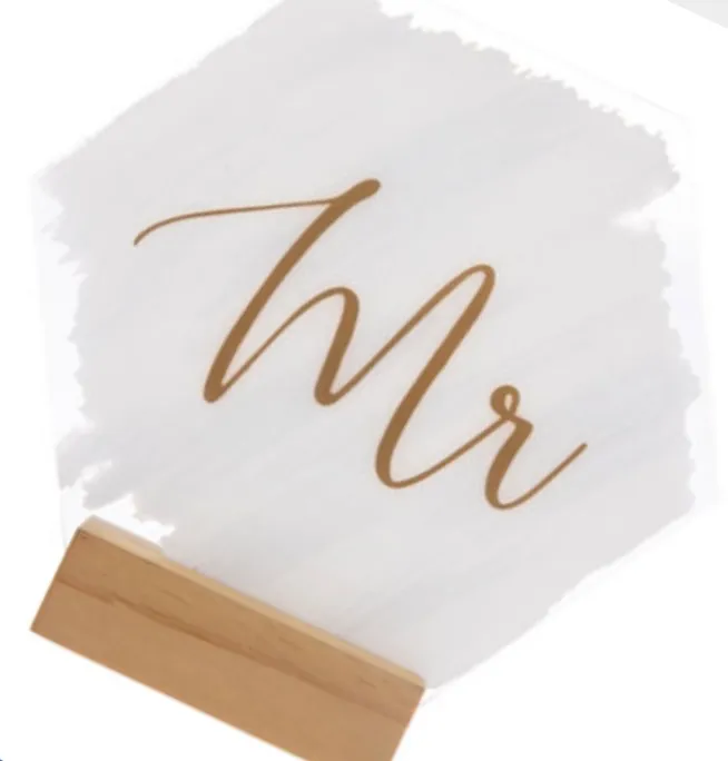 Acrylic Mr. Sign 