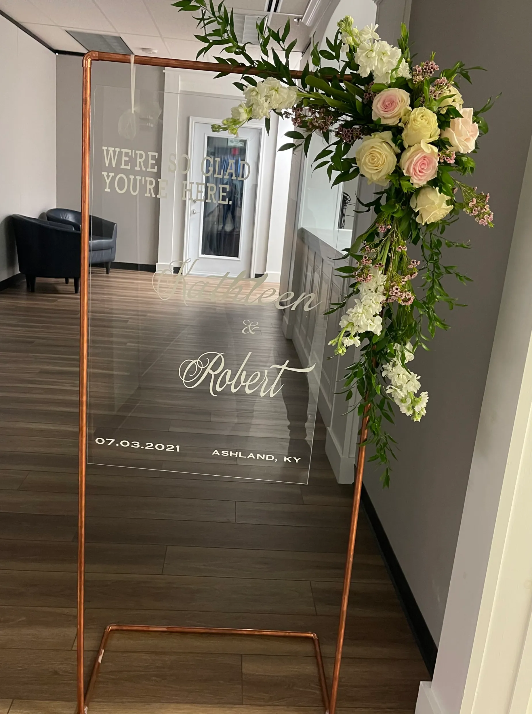 Copper Sign Frame