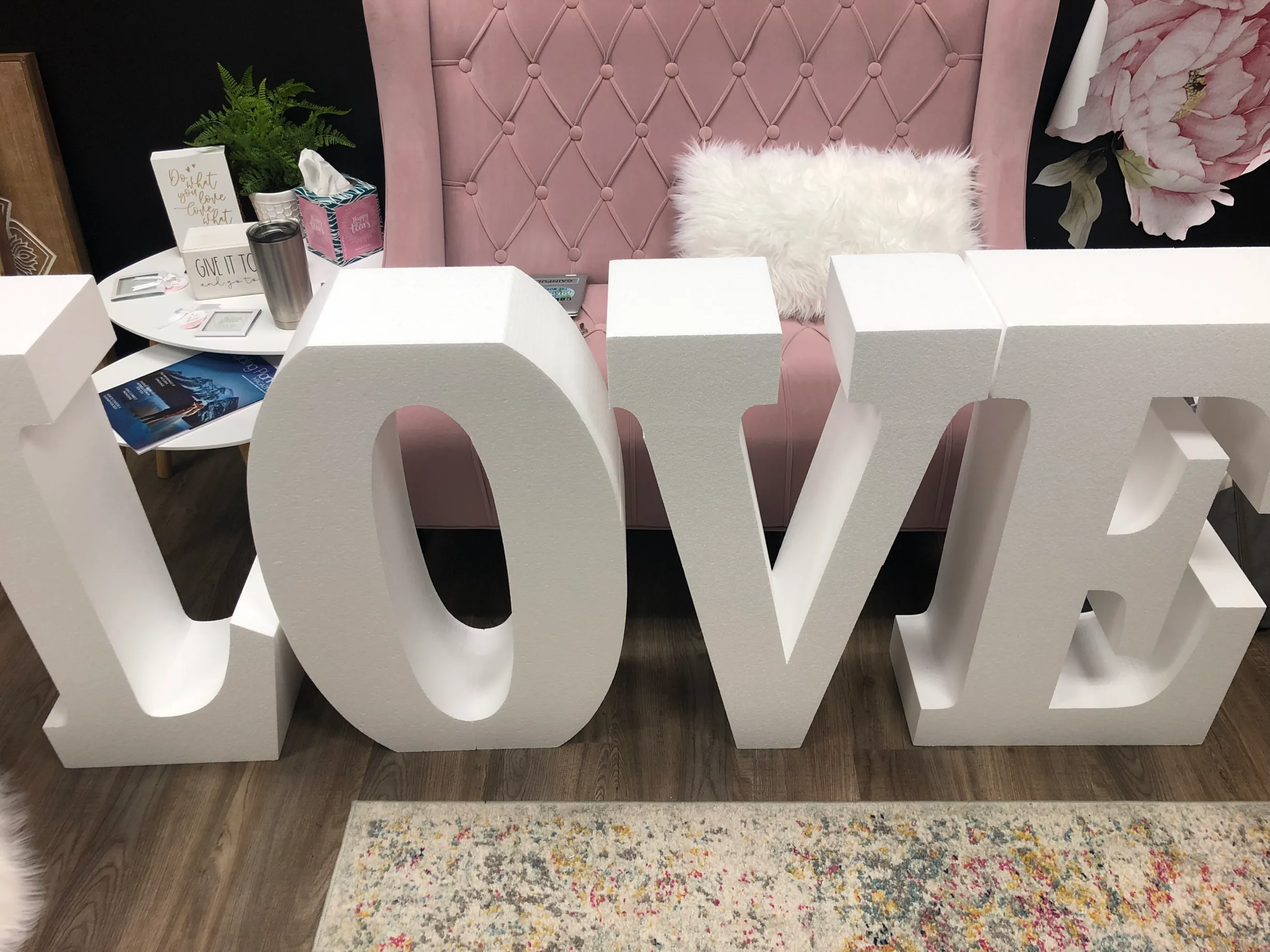 “Love” Foam Letter