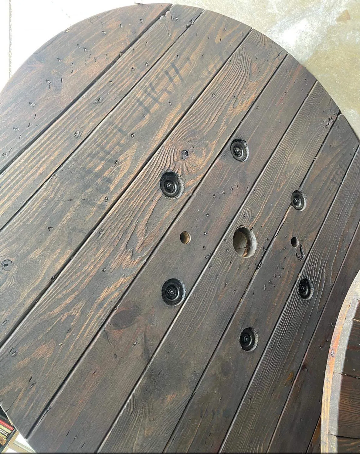 Spool Large Wooden 4’